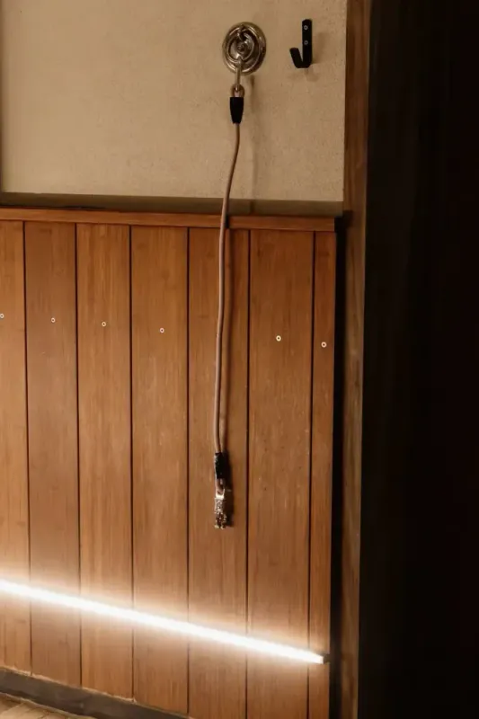 Kentucky Horse Box Lead & Cross ties silicon 140cm